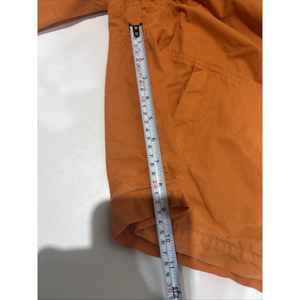 VTG Polo Ralph Lauren RL67 Military Cargo Shorts Orange Utility Safari Mens